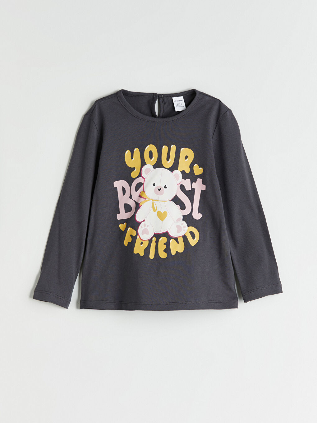 LCW ECO Crew Neck Printed Girls' T-Shirt -W5HN34Z1-R34