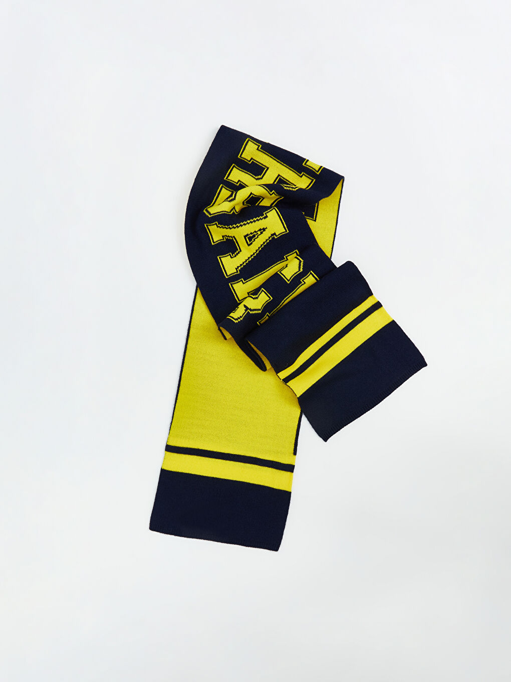 Lacivert Fenerbahçe Baskılı Erkek Çocuk Atkı-1