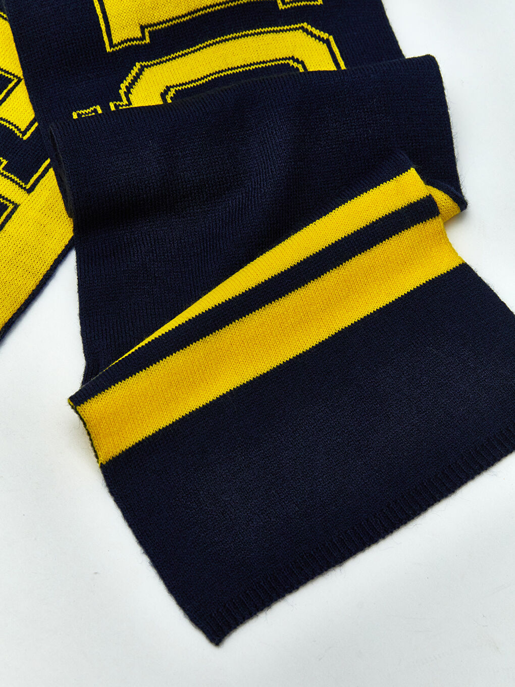 Lacivert Fenerbahçe Baskılı Erkek Çocuk Atkı-2