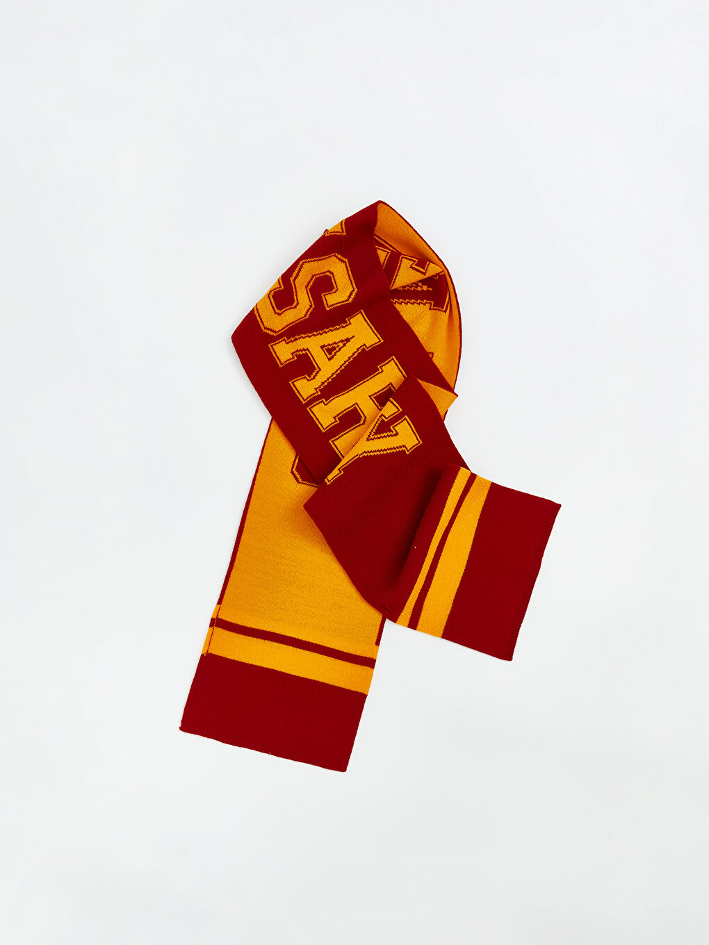 Kırmızı Galatasary Baskılı Erkek Çocuk Atkı-1