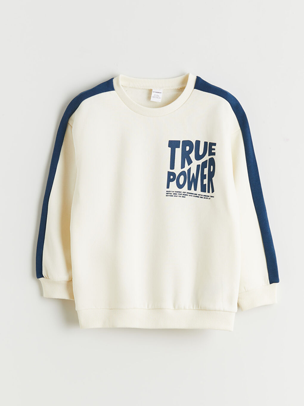 Bej Baskılı Erkek Çocuk Sweatshirt-1