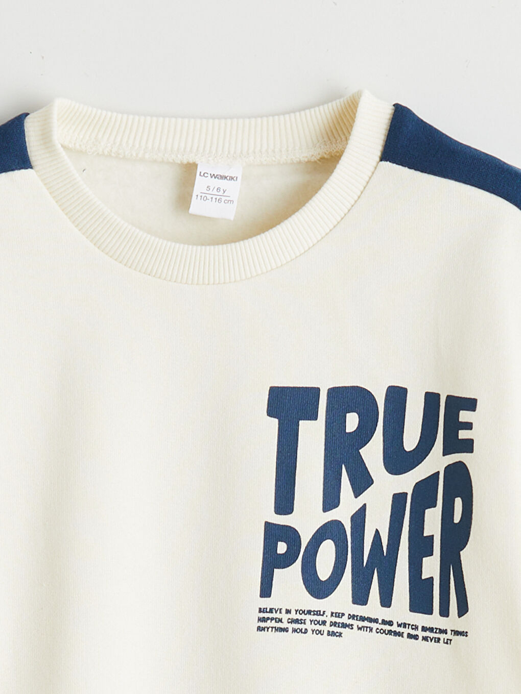 Bej Baskılı Erkek Çocuk Sweatshirt-3