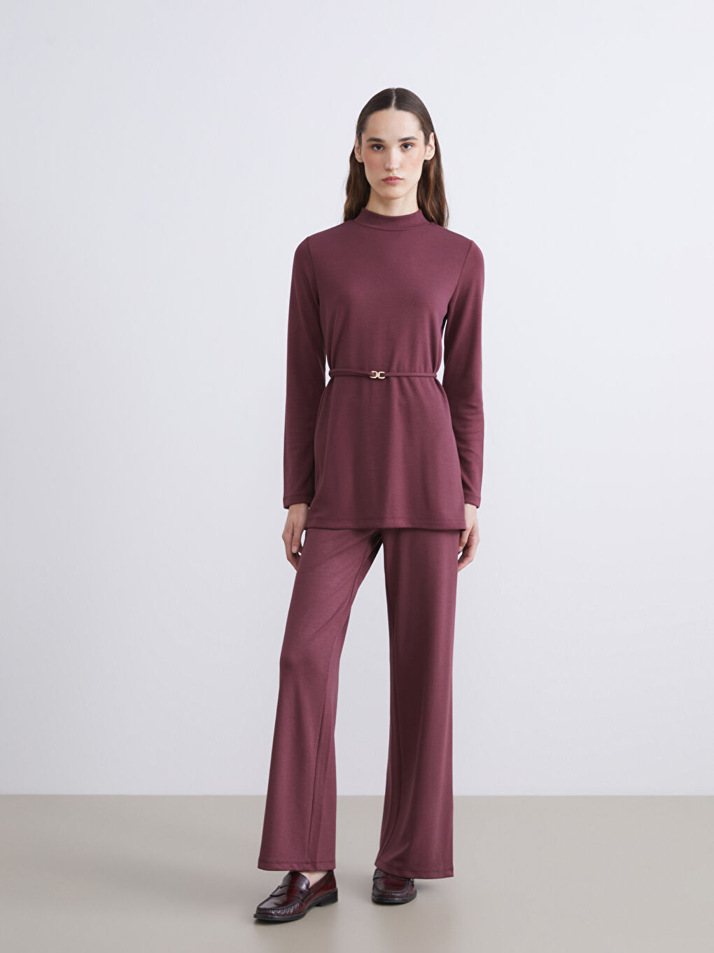 Elasticated Waist Women's Trousers-1