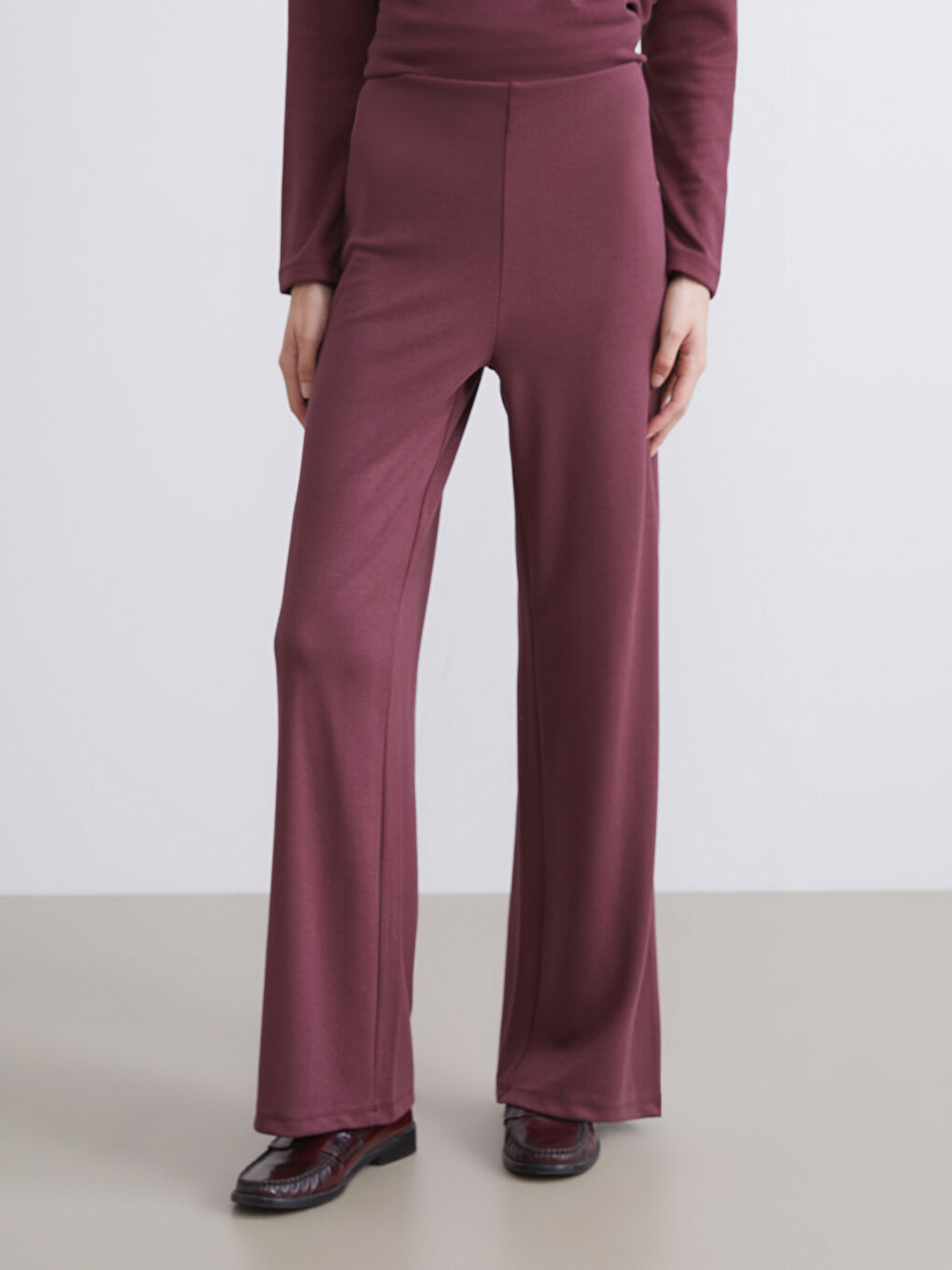 Elasticated Waist Women's Trousers-3