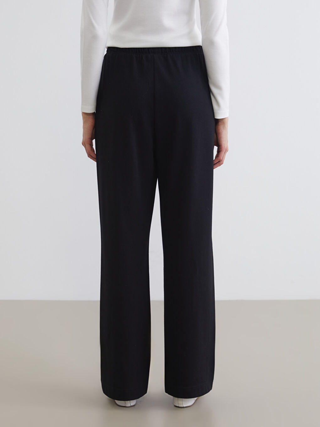 Pantaloni de jogging pentru femei cu talie elastică-3