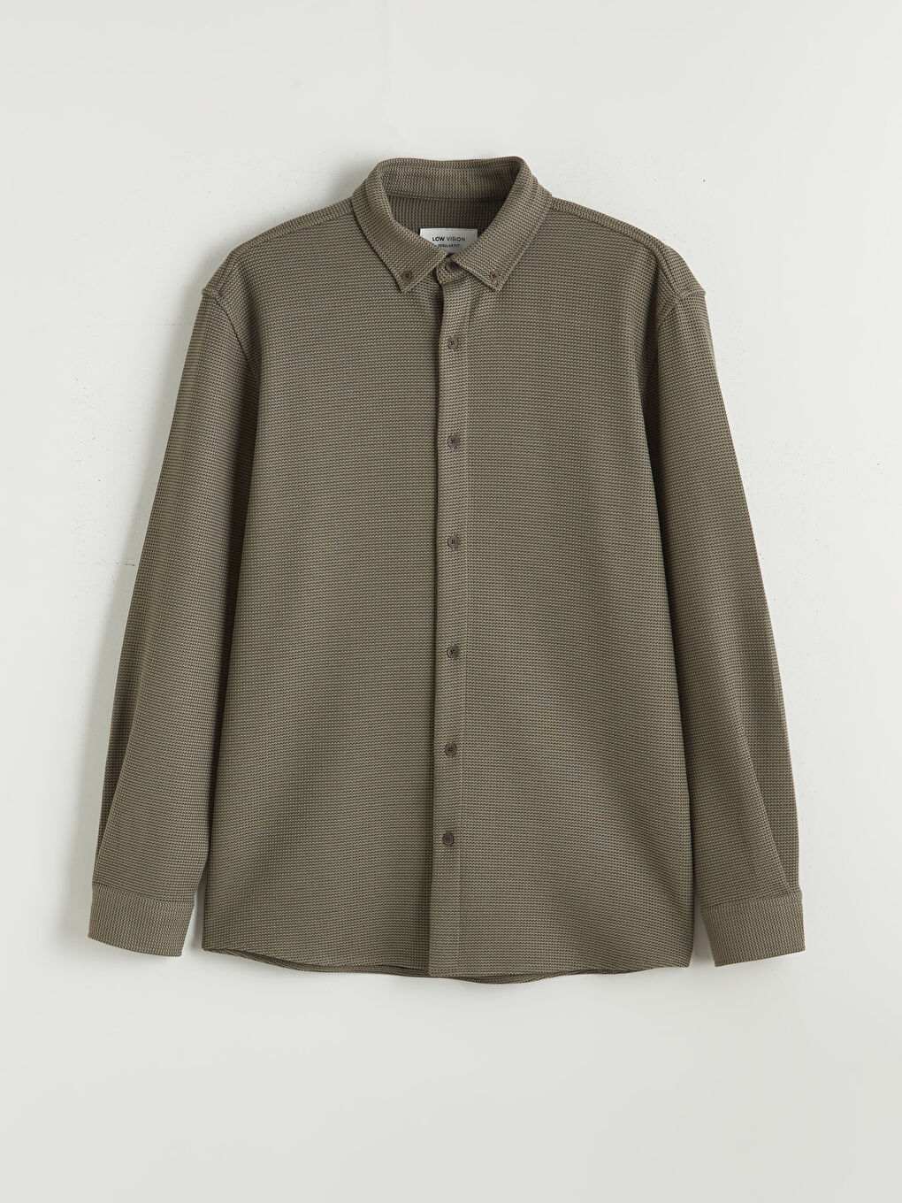 Regular Fit Long Sleeve Men's Shirt-4