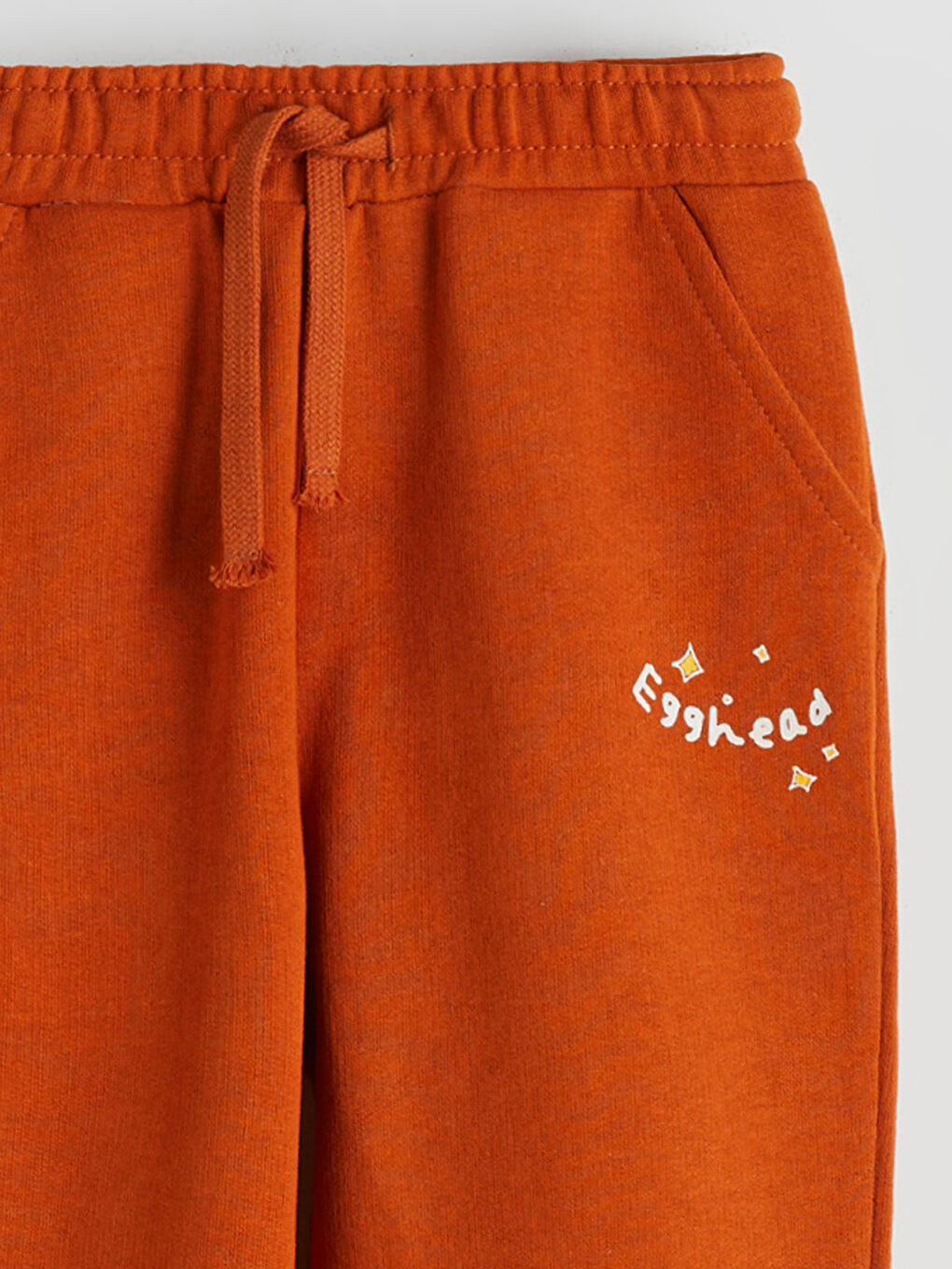 Turuncu Bisiklet Yaka Erkek Çocuk Sweatshirt ve Eşofman Alt-6