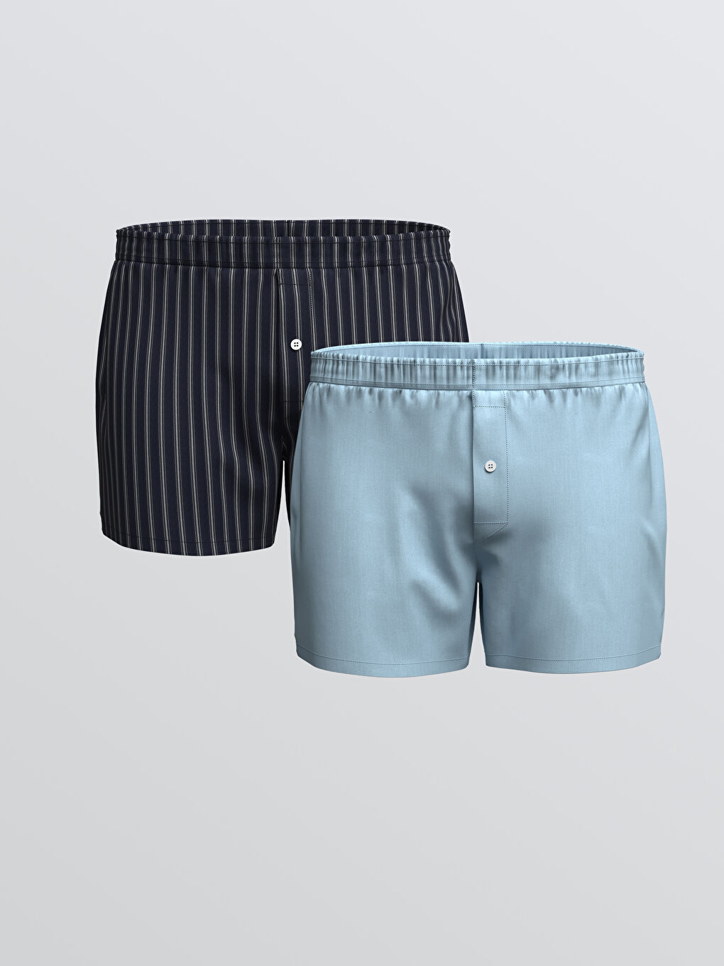 Relaxed Fit Cotton Men's Boxer 2 Pack