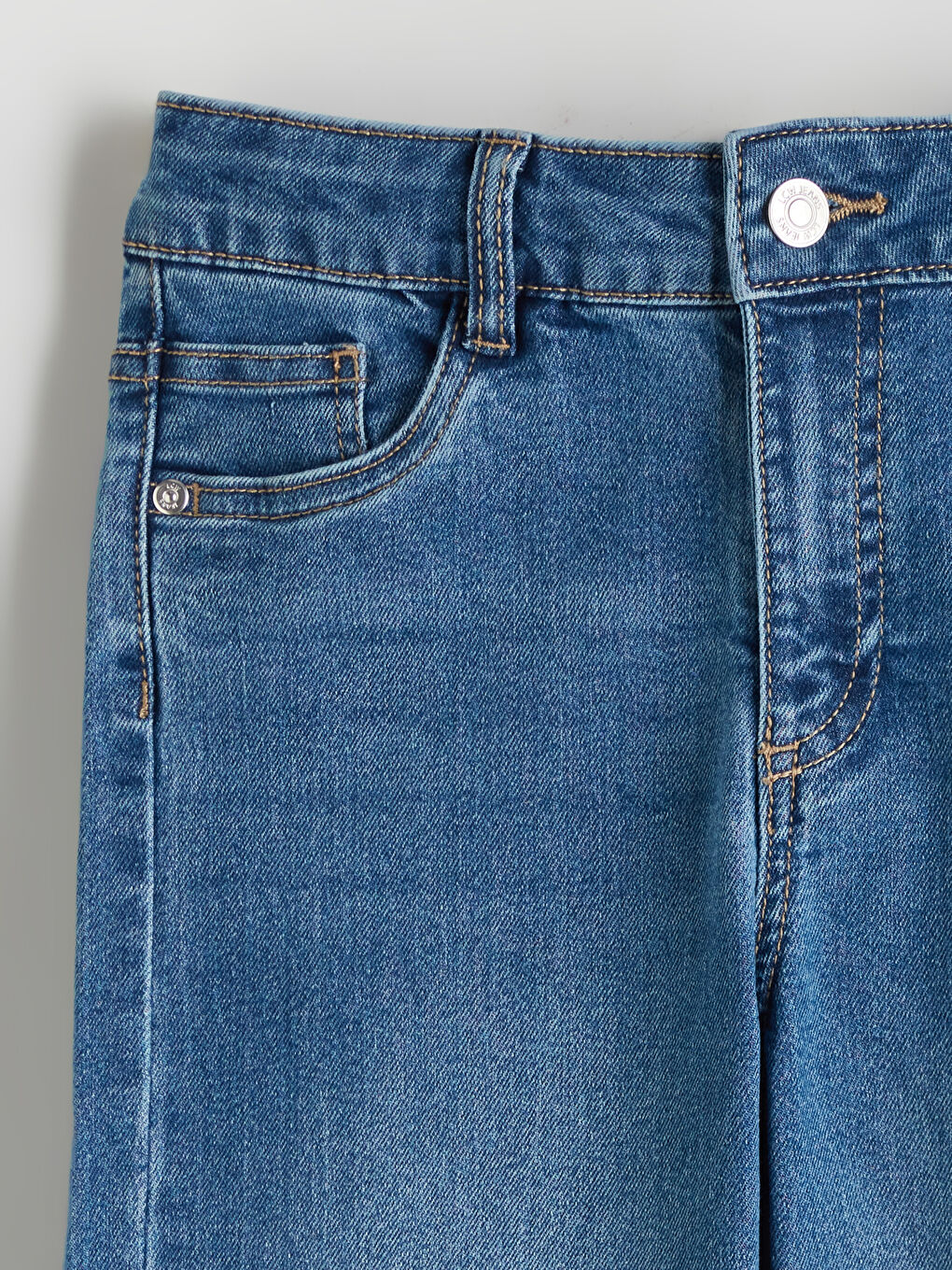 Straight Fit Girls' Jeans-1