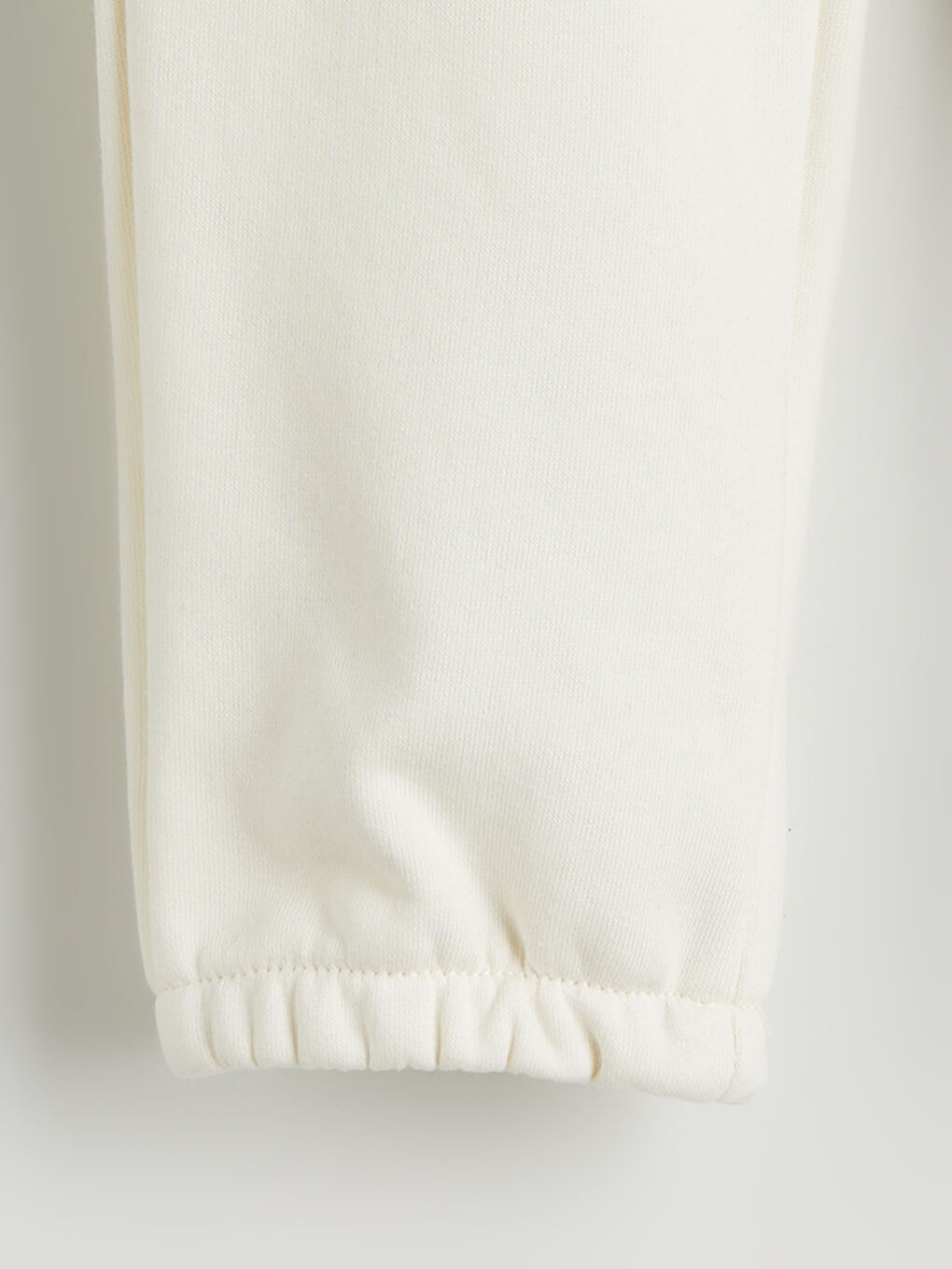 Bej Beli Lastikli Basic Erkek Çocuk Jogger Eşofman Altı-2