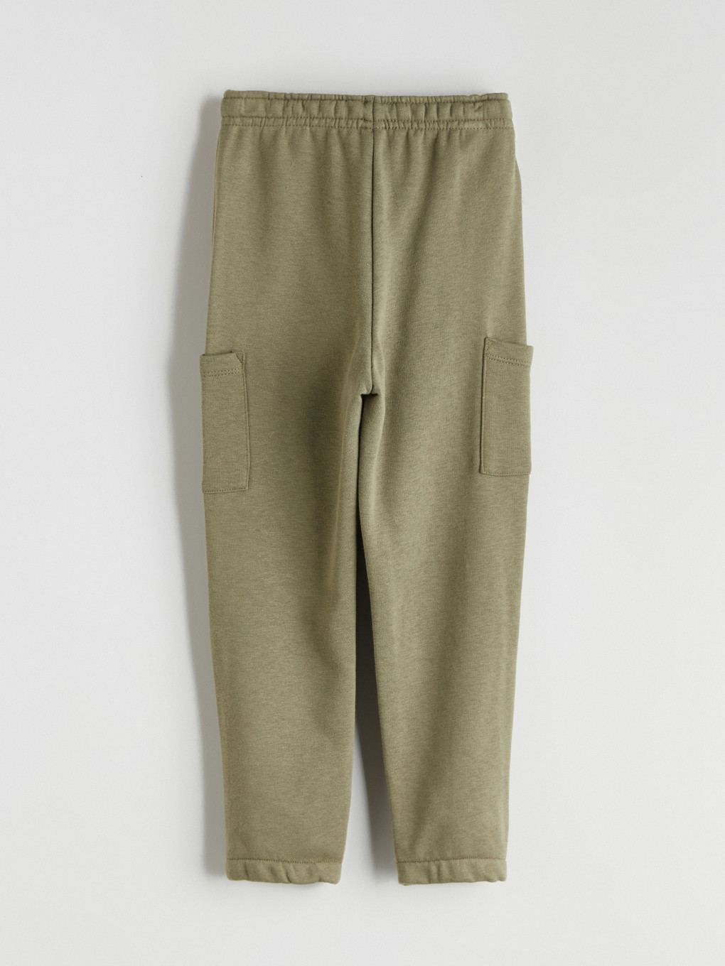 Haki Beli Lastikli Basic Erkek Çocuk Jogger Eşofman Altı-2