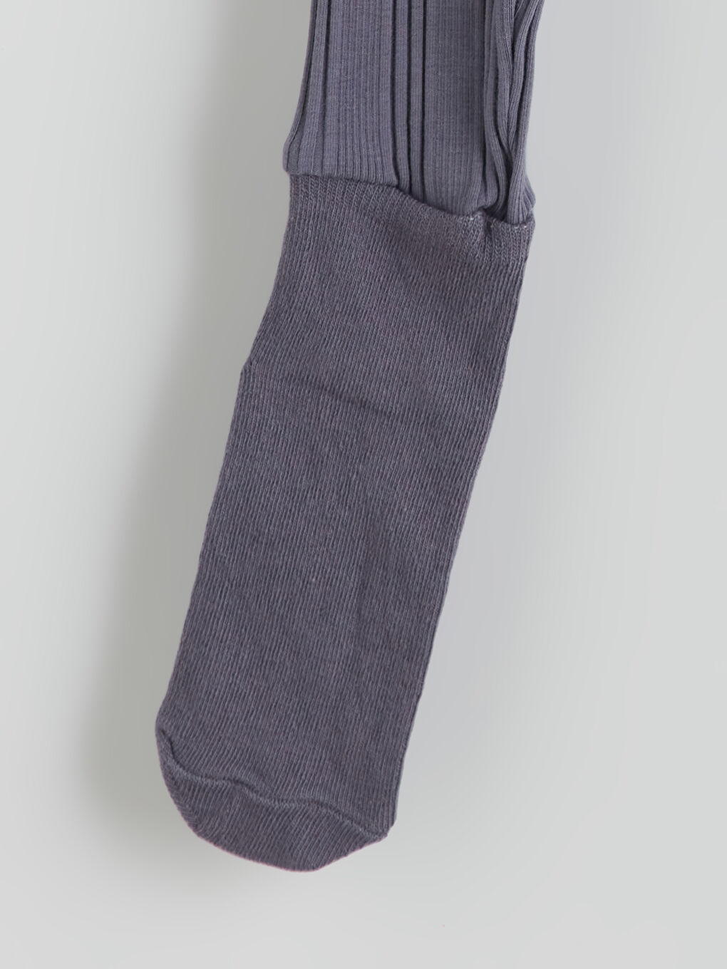 Gri Fitilli Kız Bebek Patikli Tayt-2