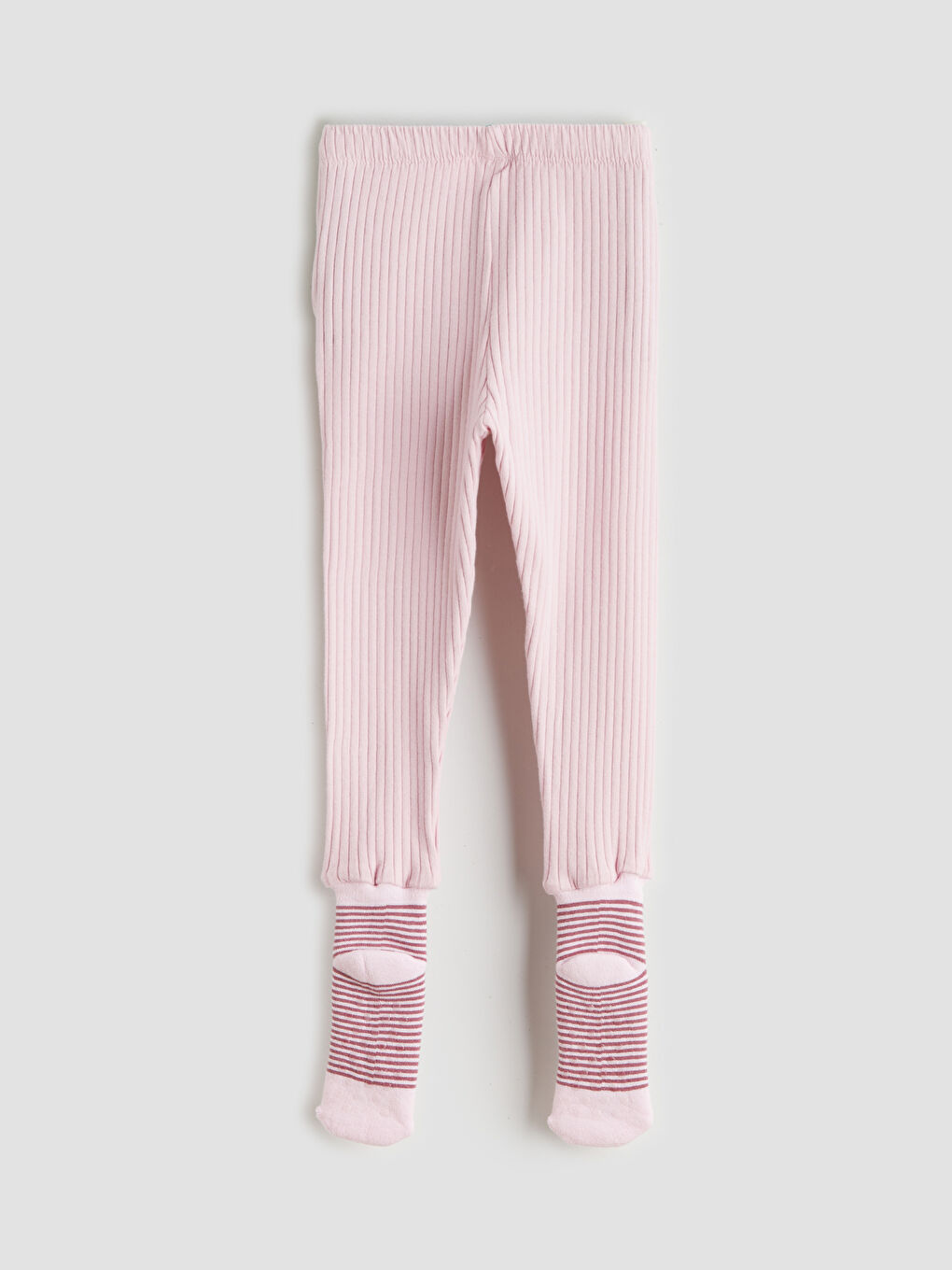 Pembe Kız Bebek Çoraplı Tayt-1
