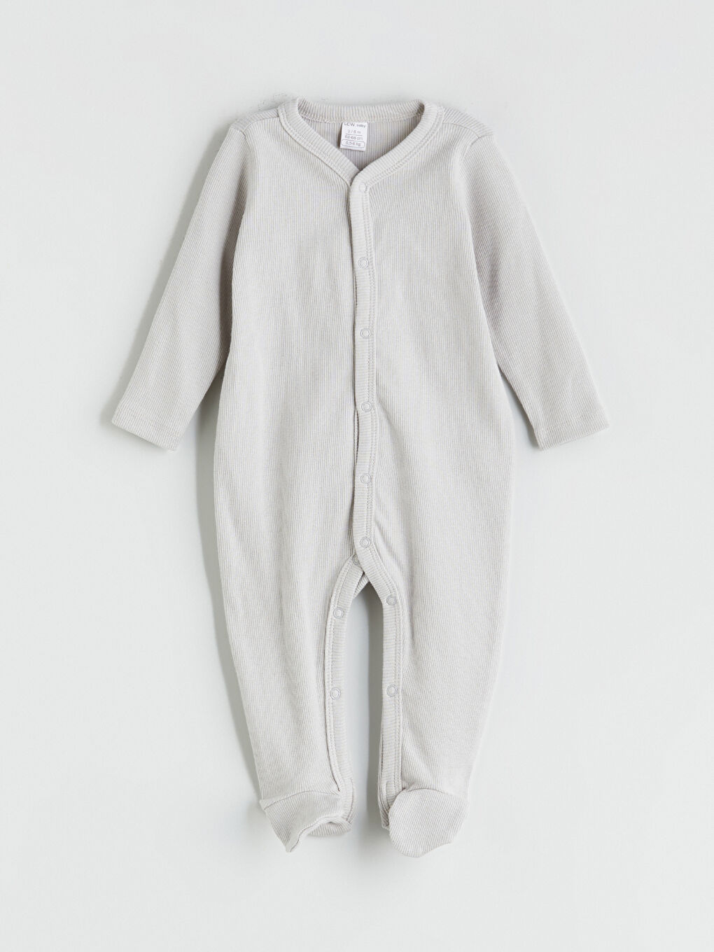 LCW baby Crew Neck Baby Boys' Jumpsuit -W5HP44Z1-YLP