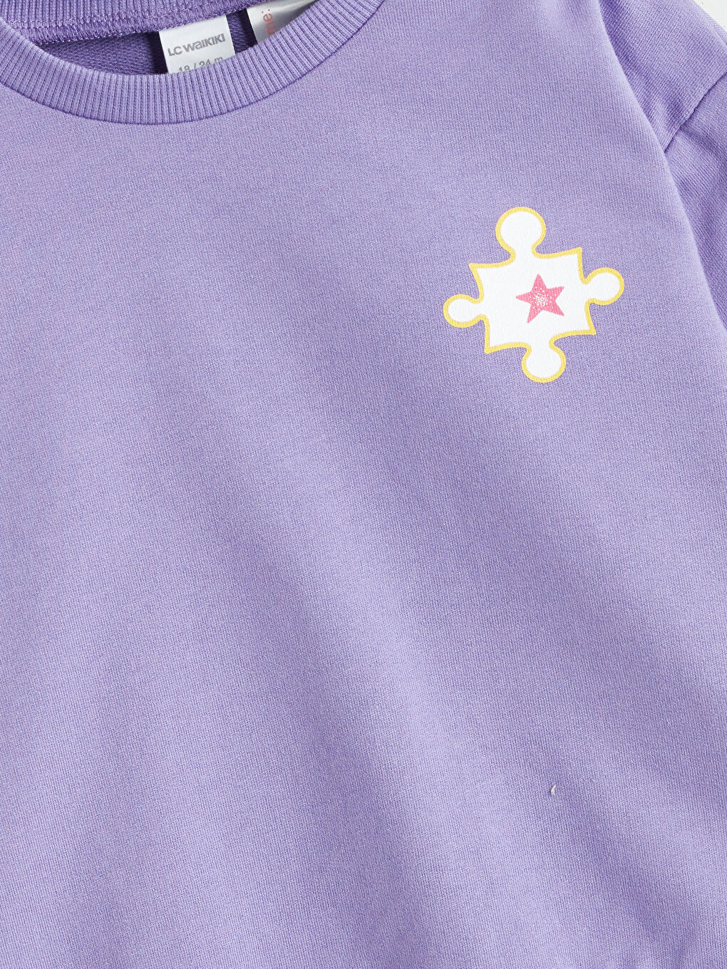 Crew Neck Printed Baby Girls' Pyjama Set-2