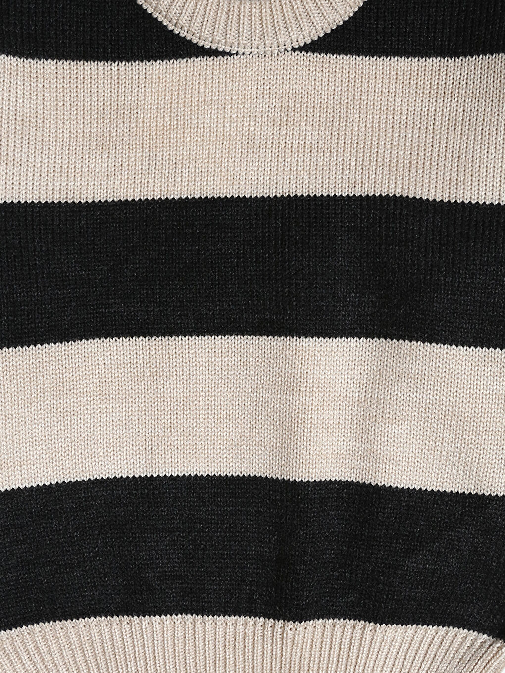 Crew Neck Striped Boys Knitwear Sweater-2