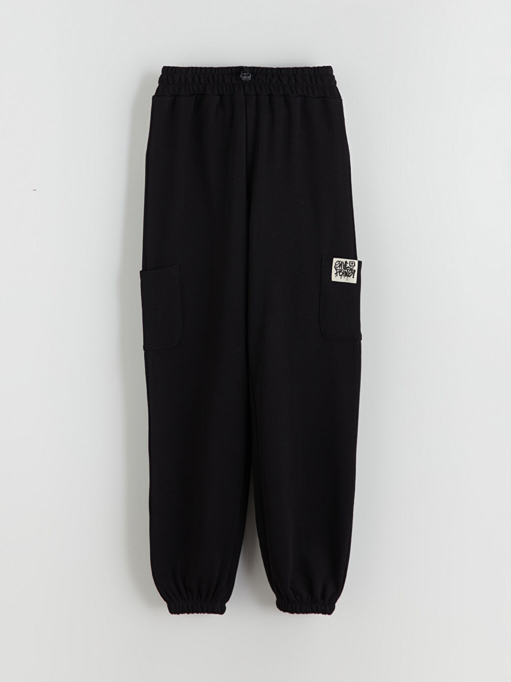 Elastic Waist Girl Jogger Sweatpants-1