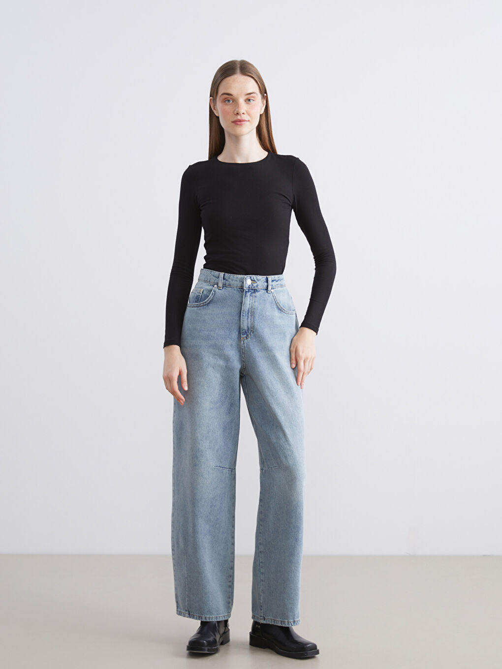 XSIDE Baggy Fit Women's Jeans -W5HP70Z8-J0N