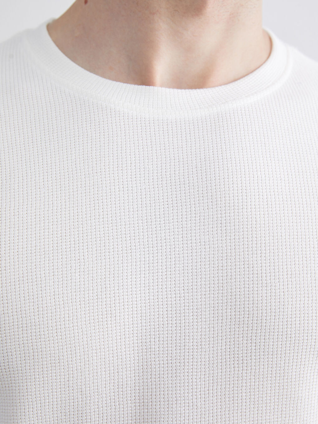 Crew Neck Long Sleeve Men's T-Shirt-2