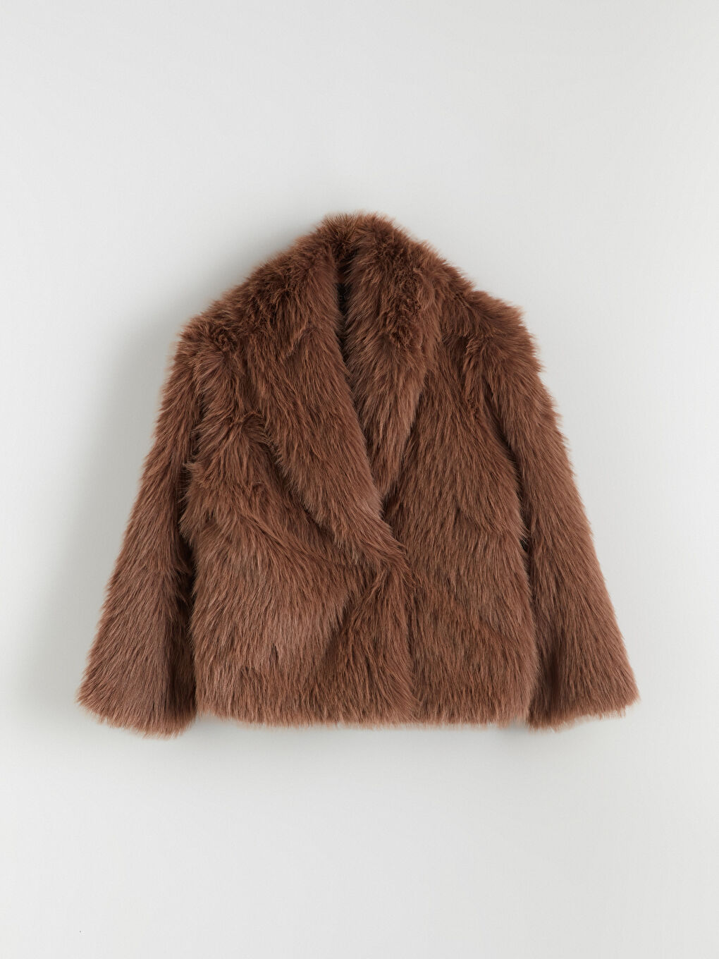 Girls' Faux Fur Coat-3