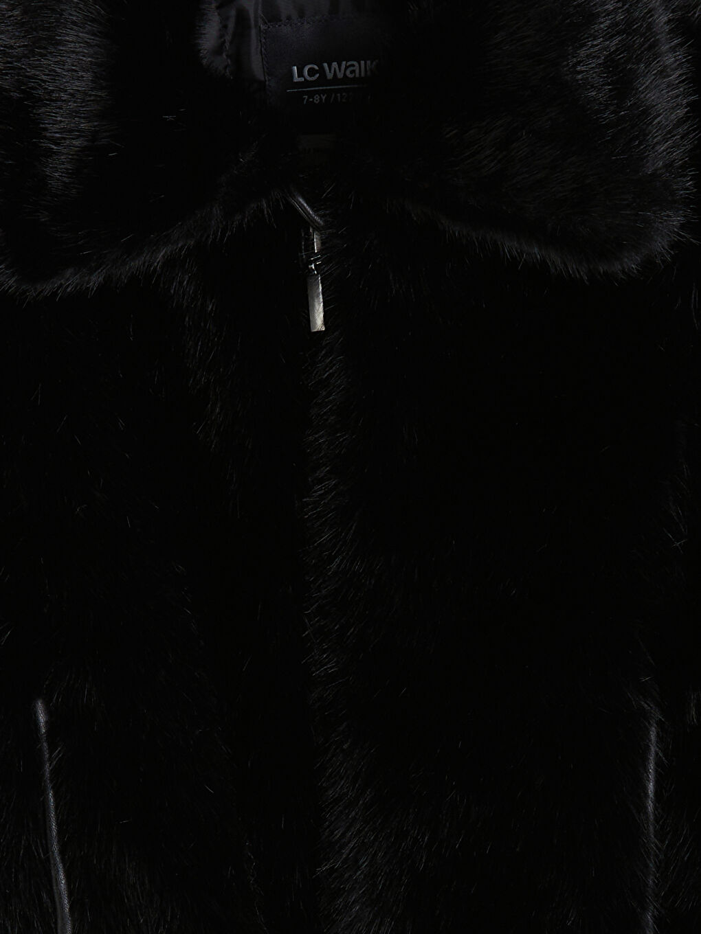 Girls' Faux Fur Coat-1