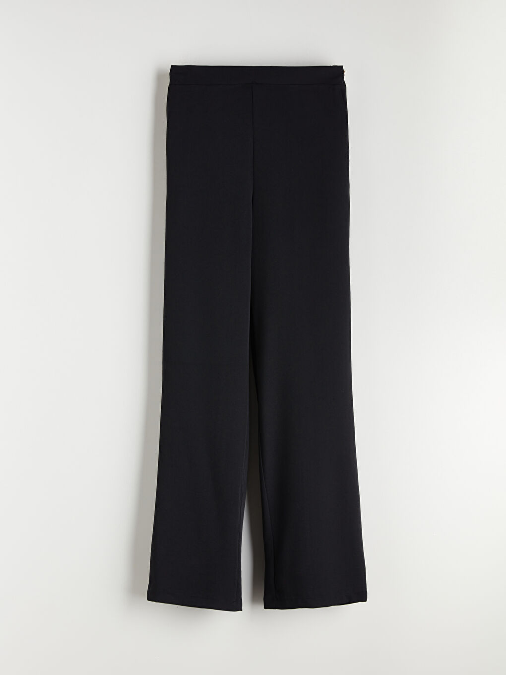 Siyah Beli Lastikli Kadın Pantolon-5