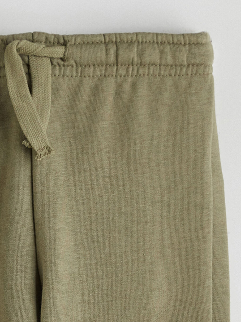 Haki Beli Lastikli Erkek Çocuk Jogger Eşofman Altı 2'li-2