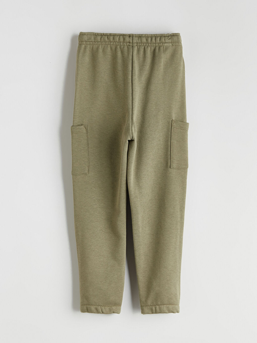 Haki Beli Lastikli Erkek Çocuk Jogger Eşofman Altı 2'li-3