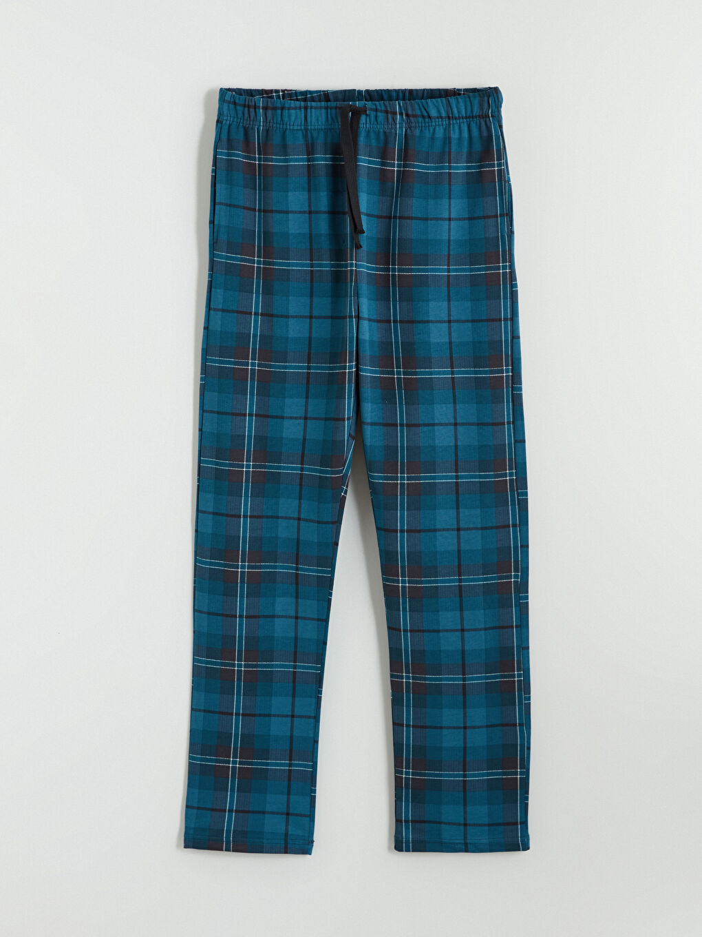 Petrol Beli Lastikli Erkek Pijama Altı-4