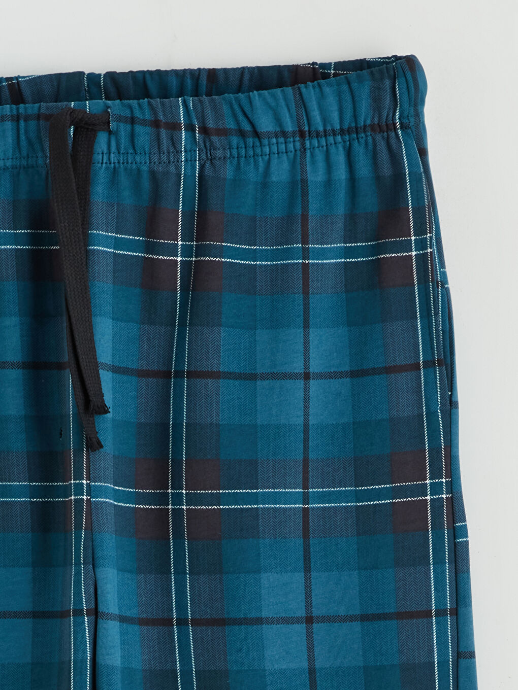 Petrol Beli Lastikli Erkek Pijama Altı-5