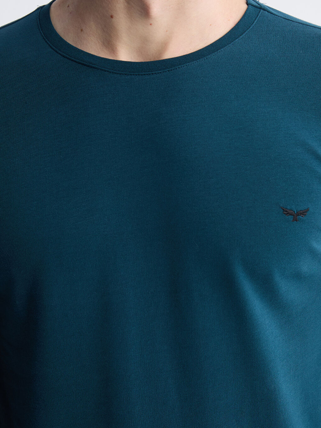 Petrol Standart Kalıp Erkek Pijama Takım-2