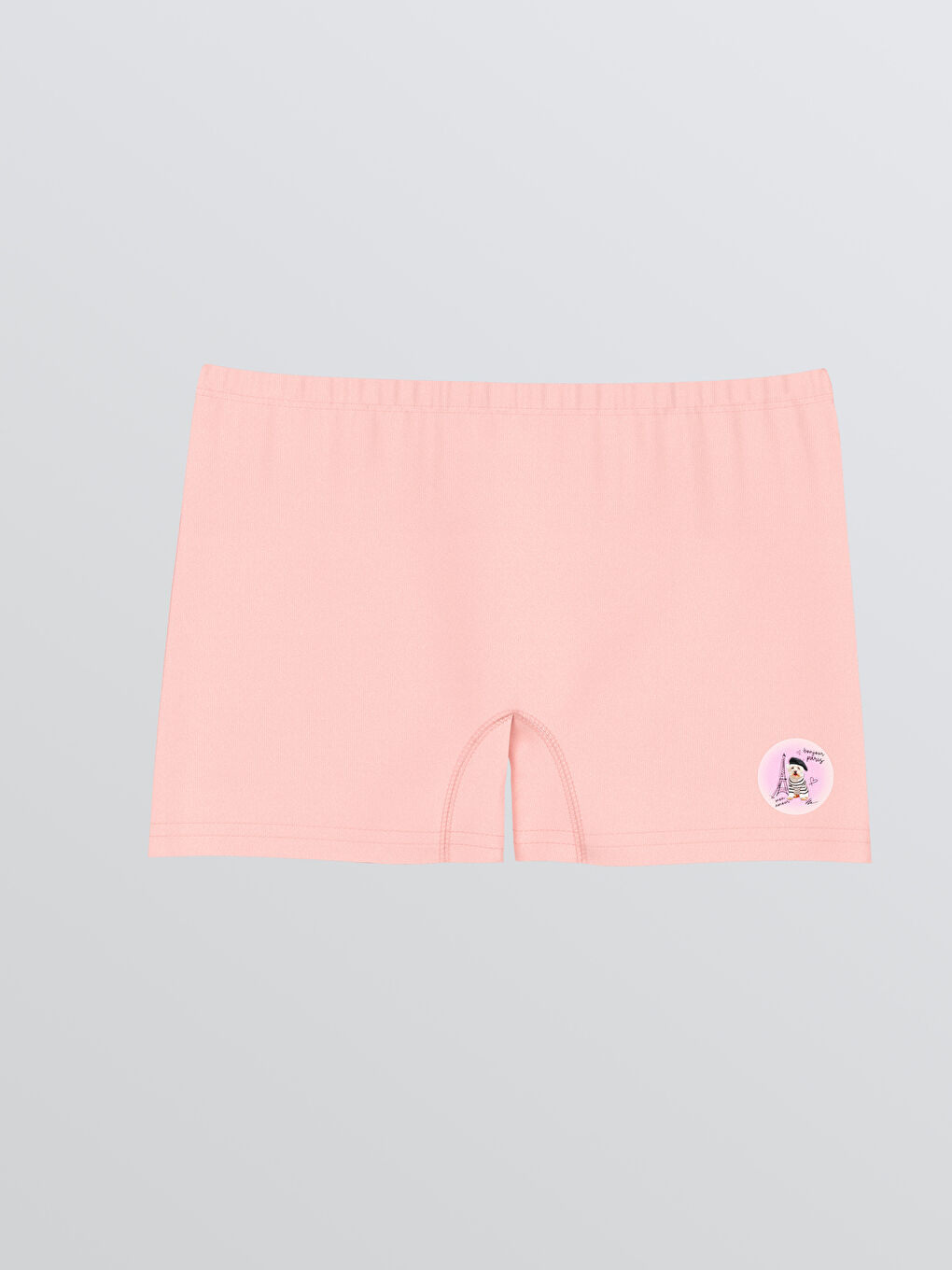 Pembe Baskılı Kız Çocuk Boxer