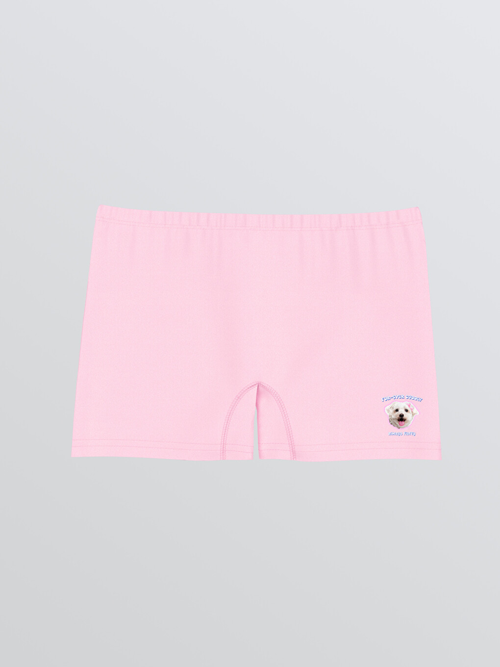 Pembe Baskılı Kız Çocuk Boxer