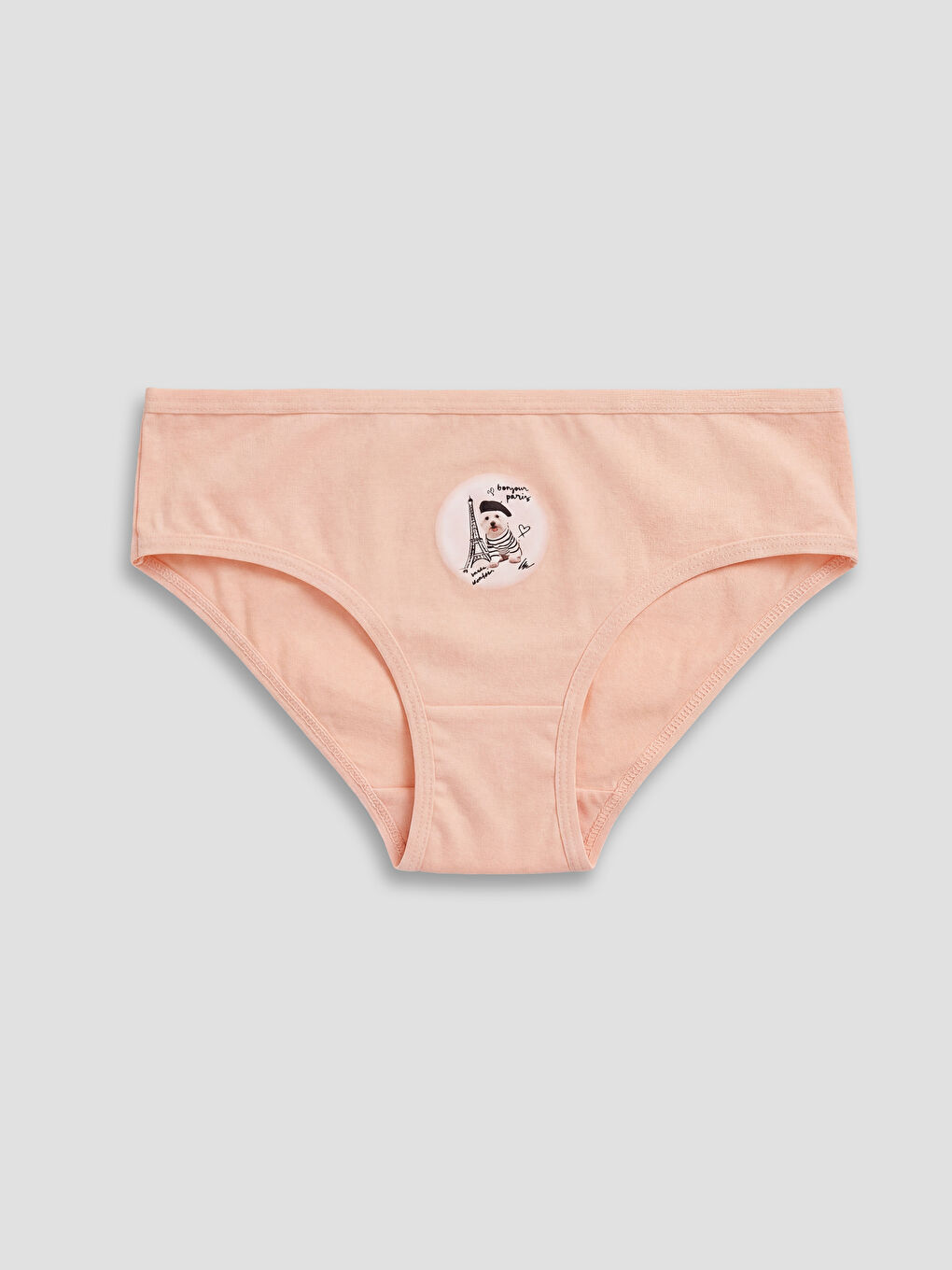 Pembe Baskılı Kız Çocuk Külot 5'li-7