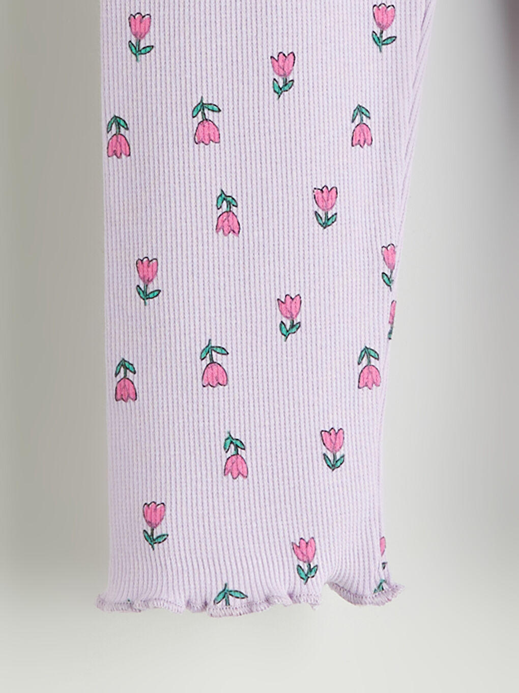 Elasticated Waist Floral Girls' Leggings 2 Pack-2