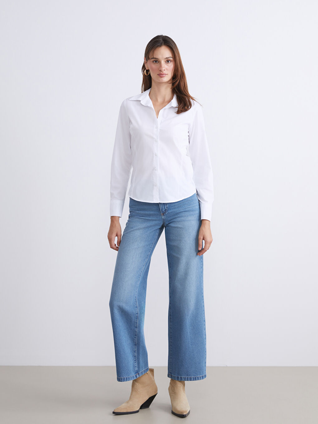 Poplin Women's Shirt-1