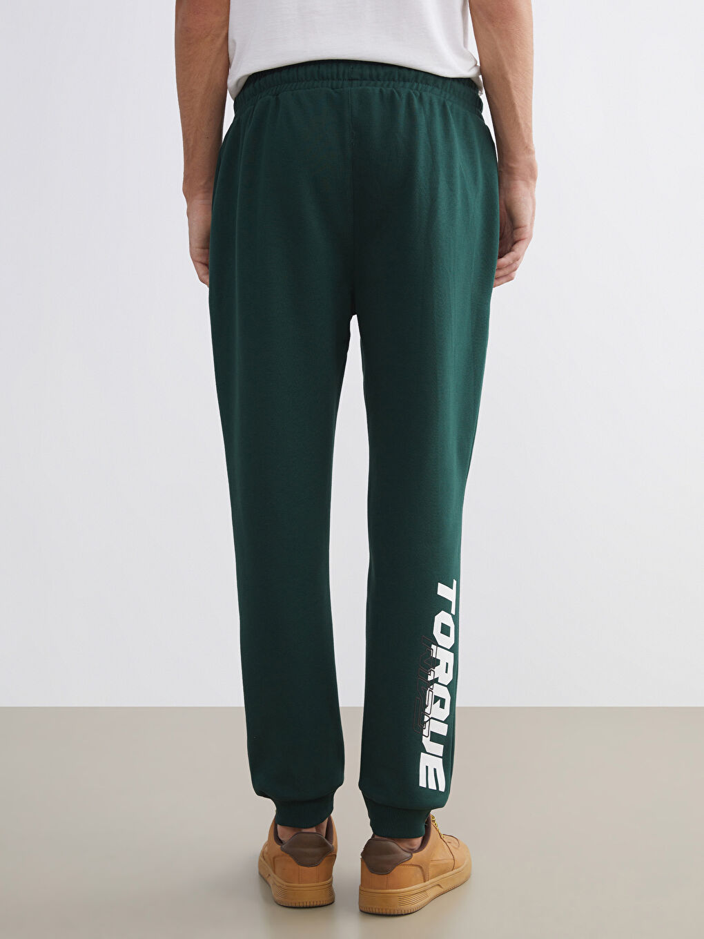 Elastic Waist Printed Men's Jogger Sweatpants-3