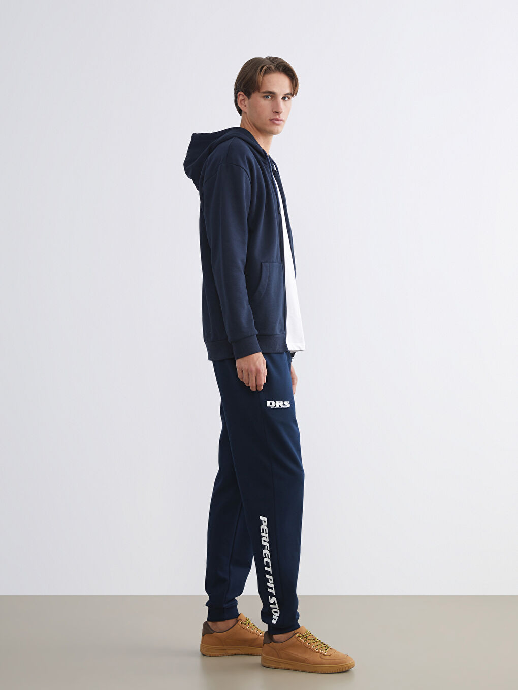 Elastic Waist Printed Men's Jogger Sweatpants