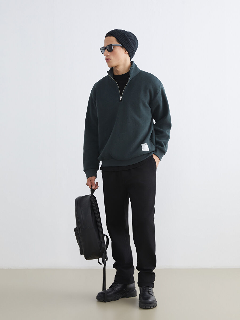 بنطلون رياضي بقصة عادية - للرجال