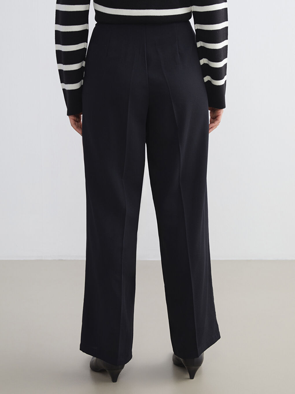 LCW Modest Woman BLACK Trousers -W5HS17Z8-RQL