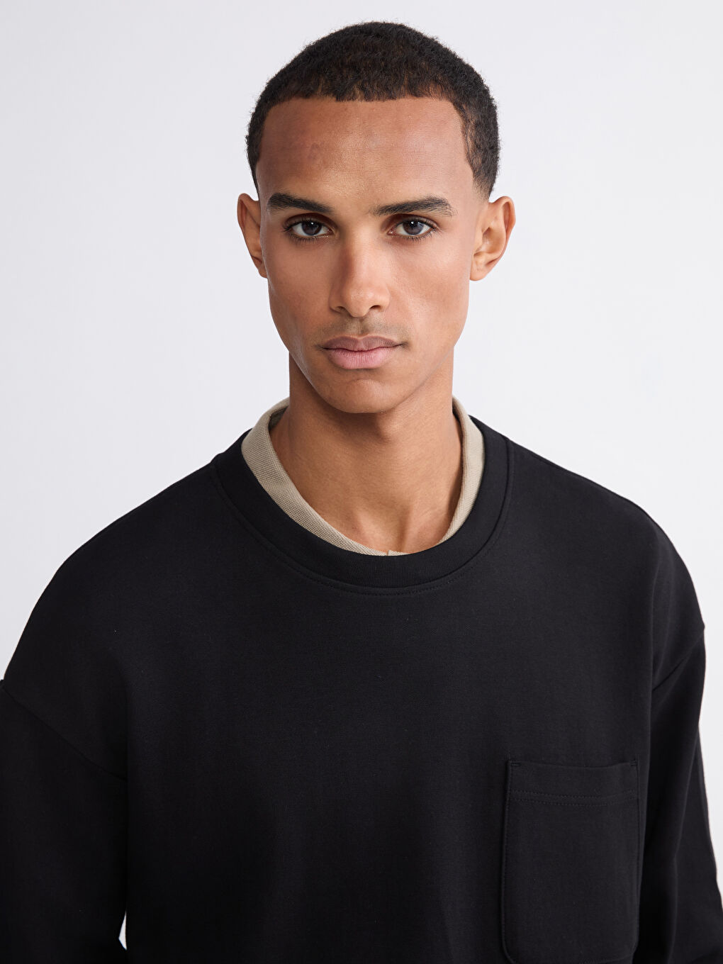 سويت شيرت ياقة دائرية للرجال-2