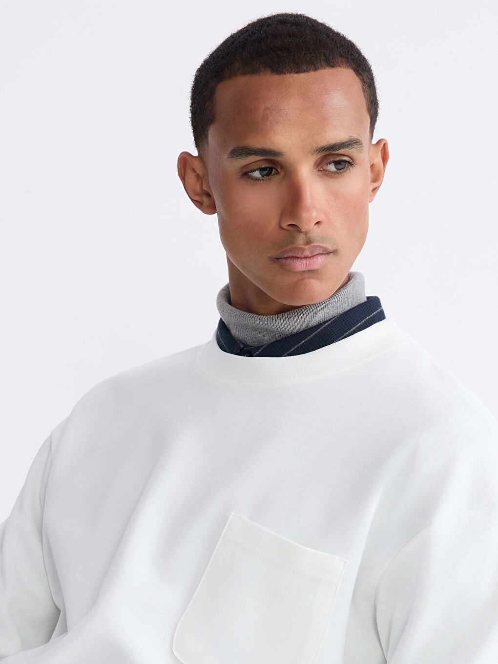 Crew Neck Men's Sweatshirt-2