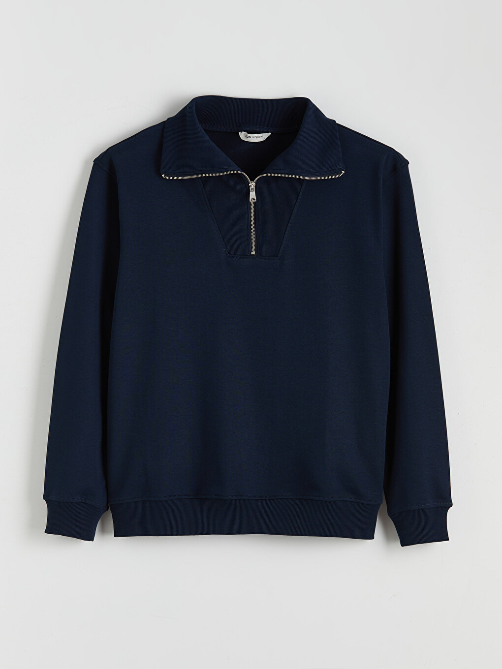 Funnel Neck Men's Thick Sweatshirt-4