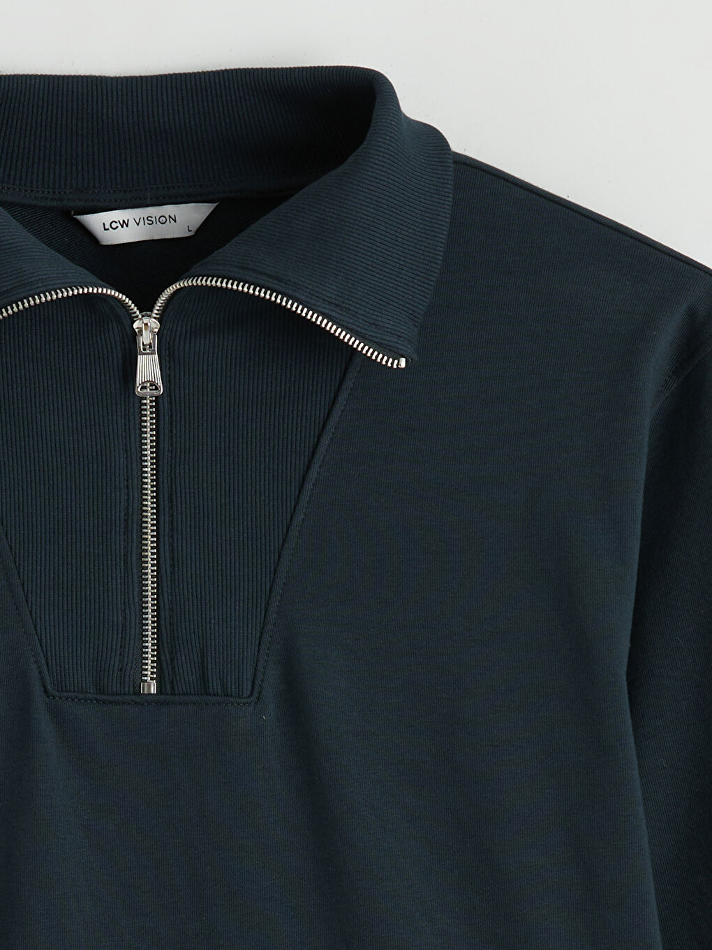 Funnel Neck Men's Thick Sweatshirt-5