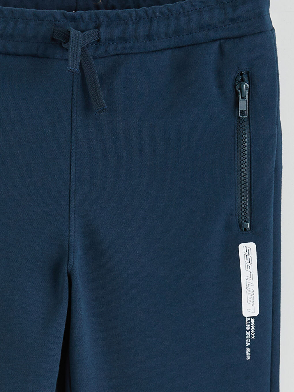 Petrol Beli Lastikli Erkek Çocuk Jogger  Eşofman Altı-2