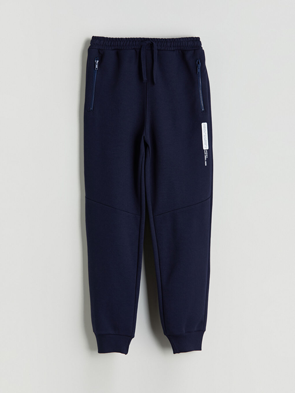 Lacivert Beli Lastikli Erkek Çocuk Jogger  Eşofman Altı