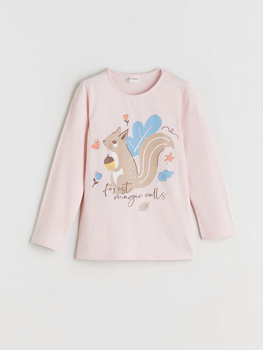 Crew Neck Girls' Pyjama Set-1