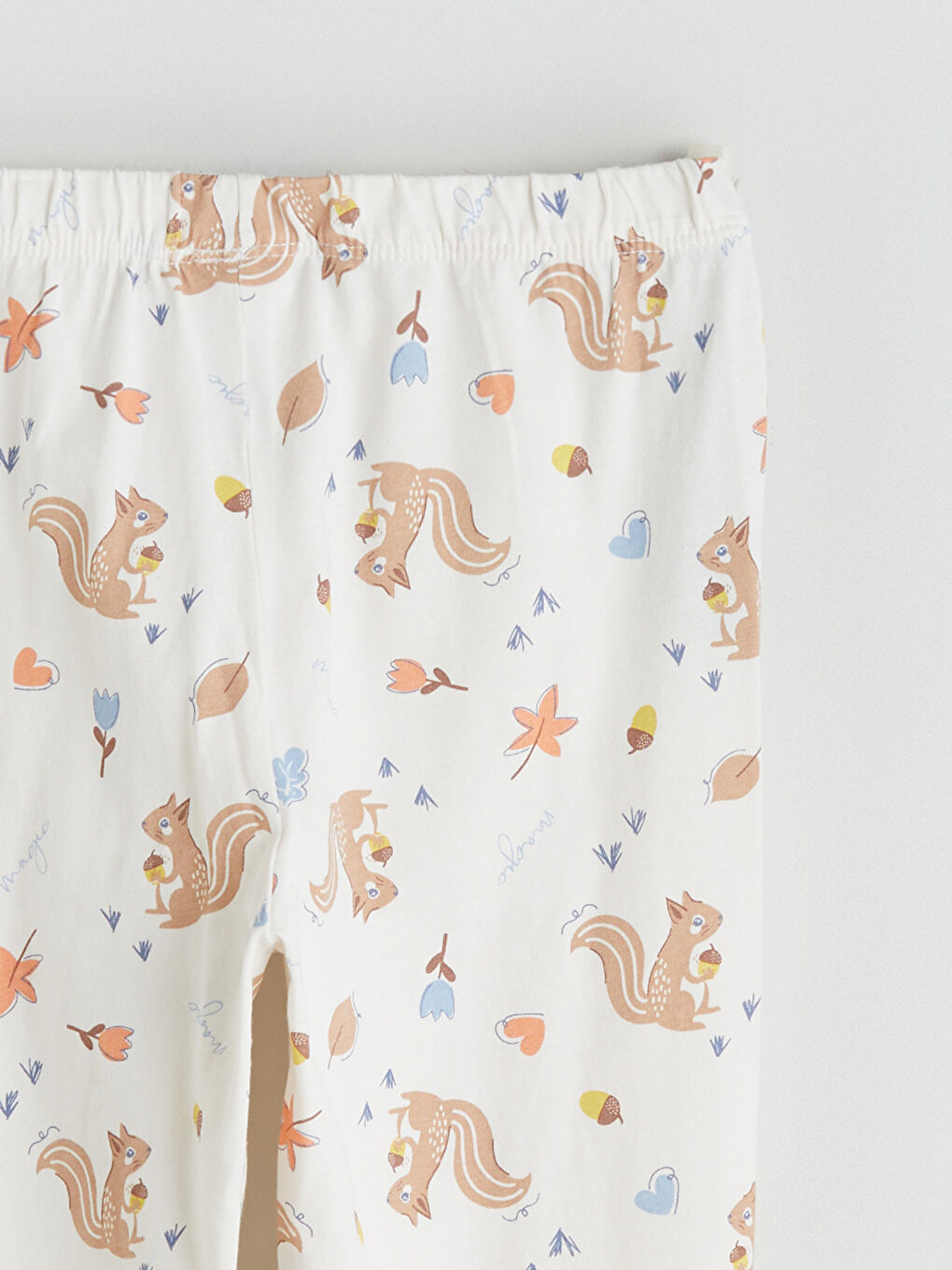 Crew Neck Girls' Pyjama Set-5