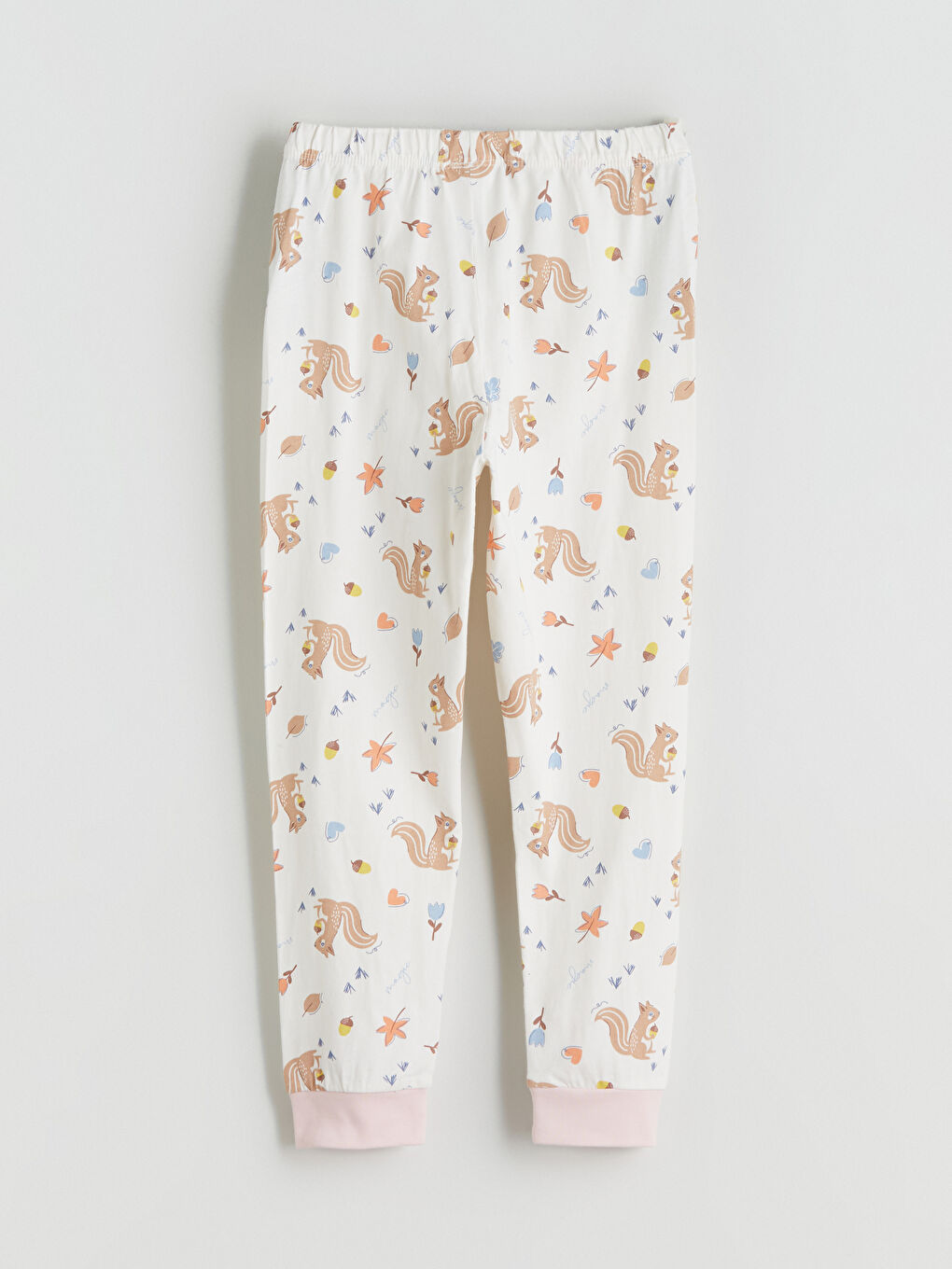 Crew Neck Girls' Pyjama Set-7