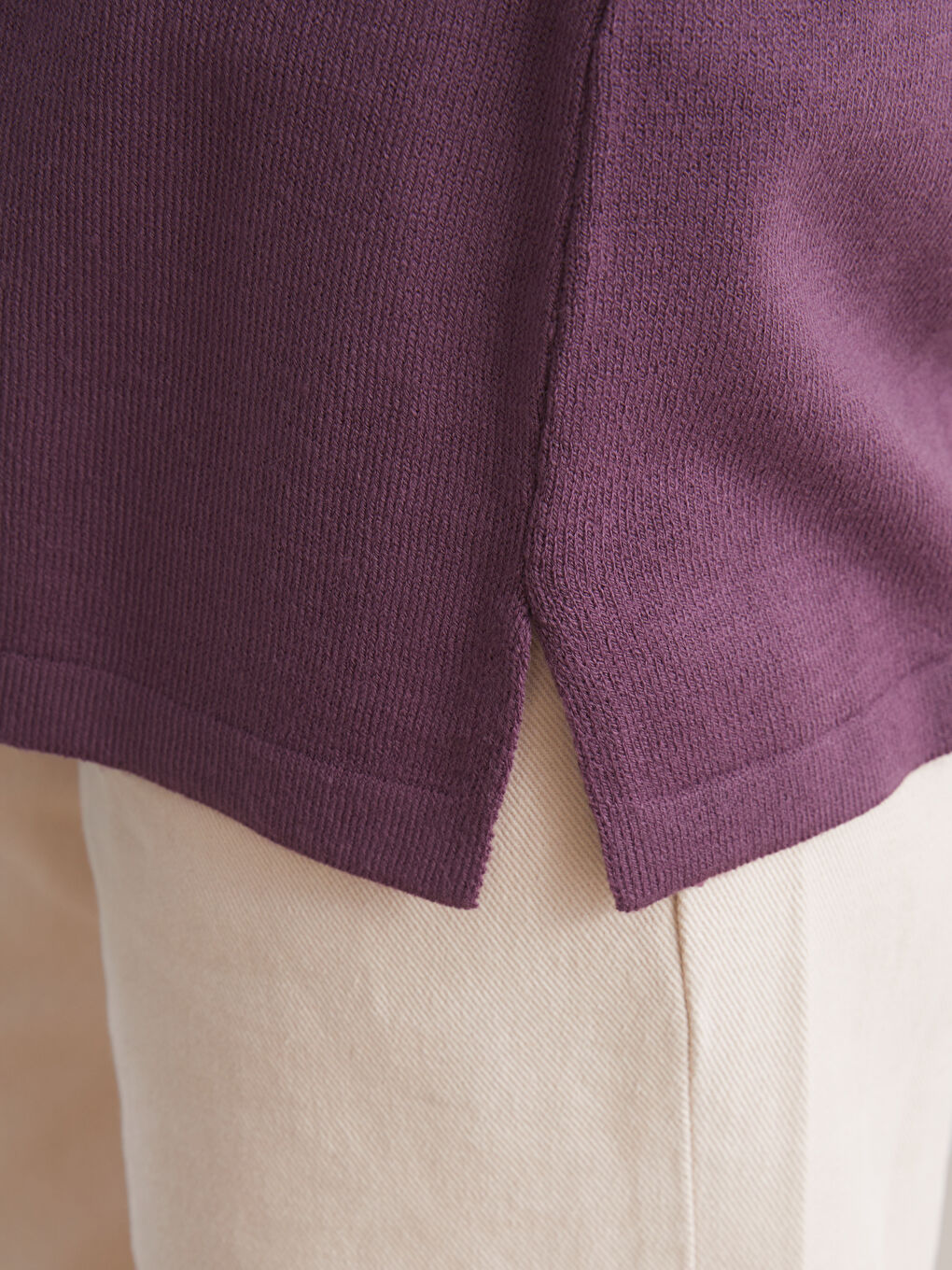 Mürdüm Bisiklet Yaka Taşlı Kadın Triko Kazak-2